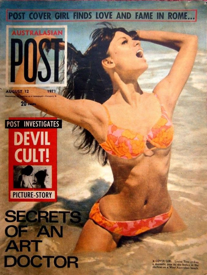 AUSTRALASIAN POST magazine side cover 12 August 1971