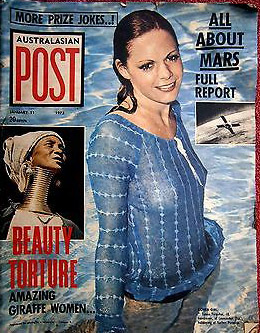 AUSTRALASIAN POST magazine side cover 11 January 1973