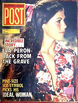 AUSTRALASIAN POST magazine side cover 6 September 1973