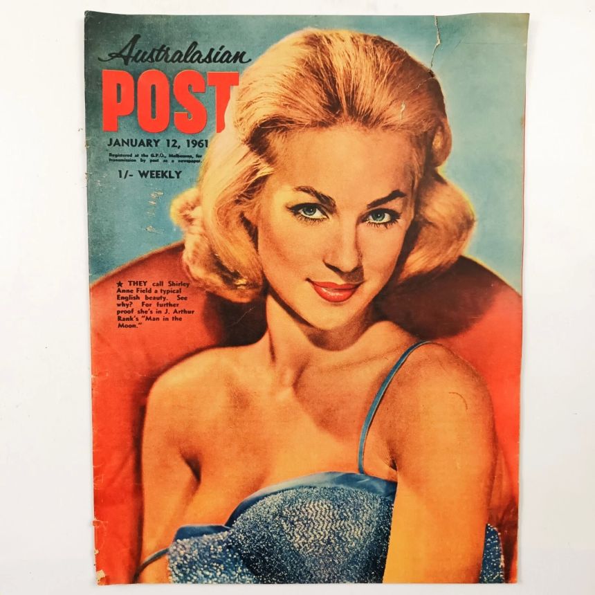 AUSTRALASIAN POST magazine side cover 12 January 1961