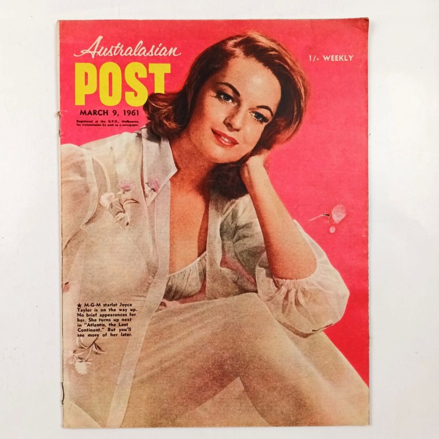 AUSTRALASIAN POST magazine side cover 9 March 1961