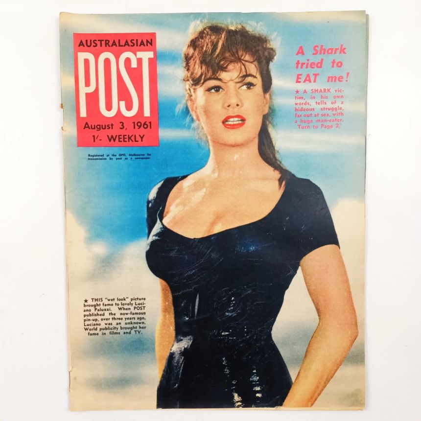 AUSTRALASIAN POST magazine side cover 3 August 1961