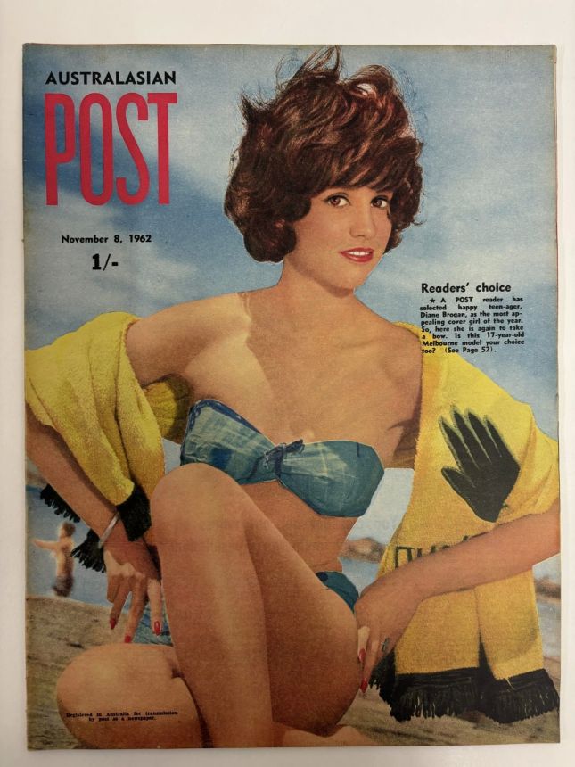AUSTRALASIAN POST magazine side cover 8 November 1962