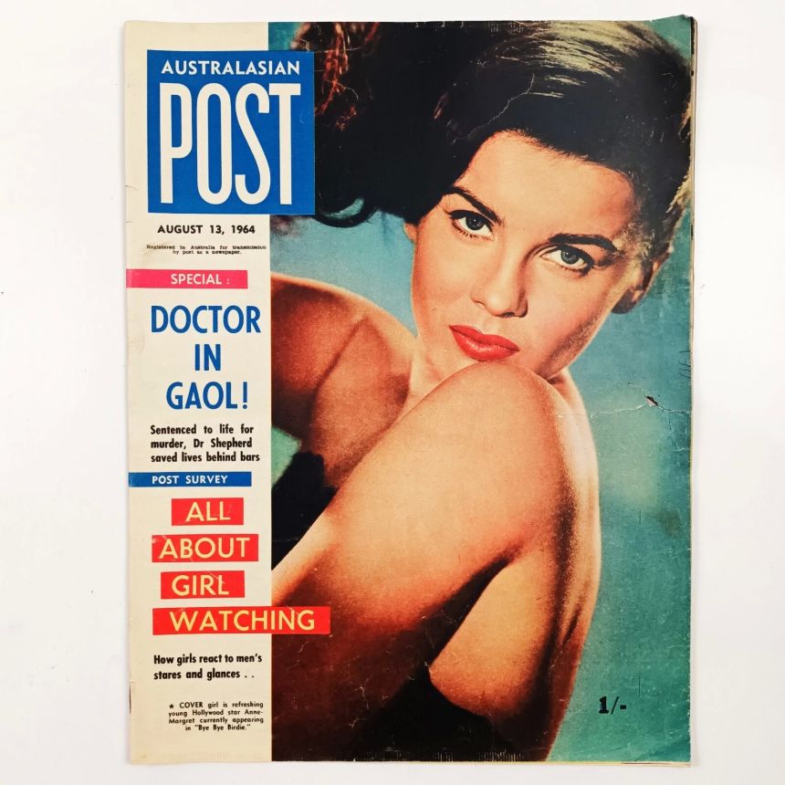 AUSTRALASIAN POST magazine side cover 13 August 1964