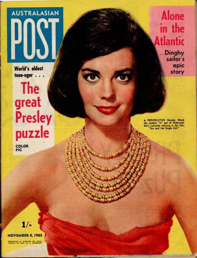 AUSTRALASIAN POST magazine side cover 4 November 1965