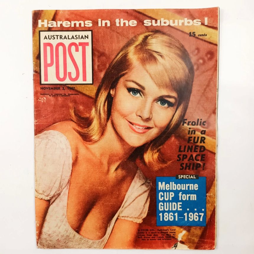 AUSTRALASIAN POST magazine side cover 2 November 1967