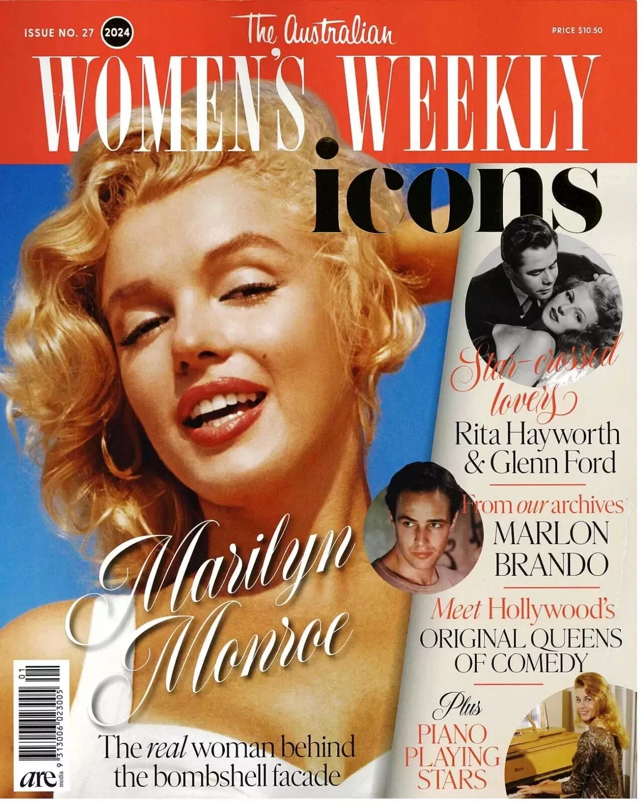 AUSTRALIAN WOMENS WEEKLY ICONS magazine side cover Issue 27   2024