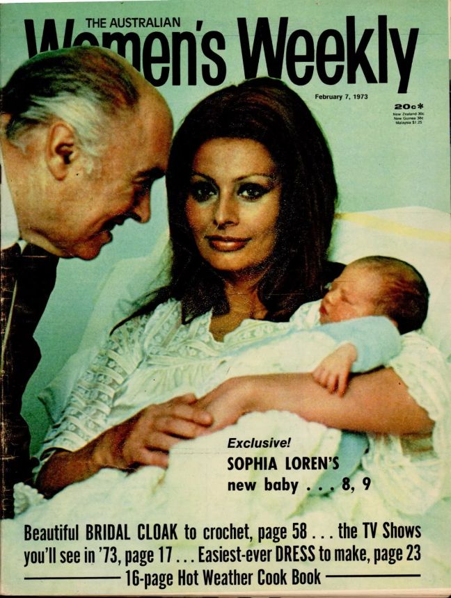 AUSTRALIAN WOMENS WEEKLY magazine side cover 7 February 1973