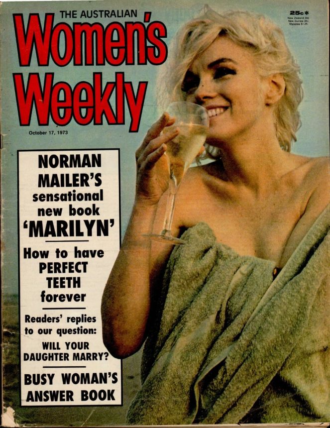AUSTRALIAN WOMENS WEEKLY magazine side cover 17 October 1973