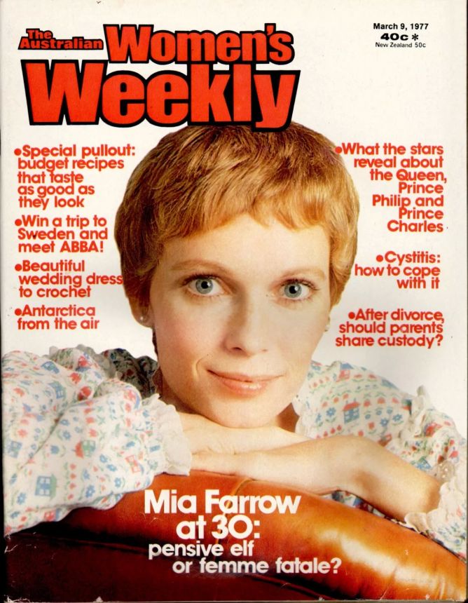 AUSTRALIAN WOMENS WEEKLY magazine side cover 9 March 1977
