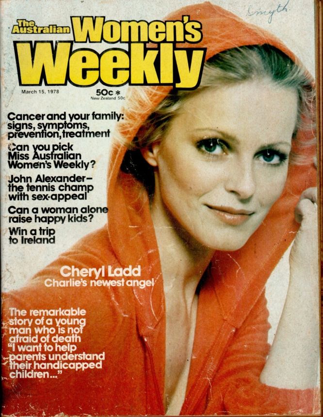 AUSTRALIAN WOMENS WEEKLY magazine side cover 15 March 1978