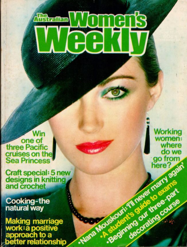 AUSTRALIAN WOMENS WEEKLY magazine side cover 10 October 1979