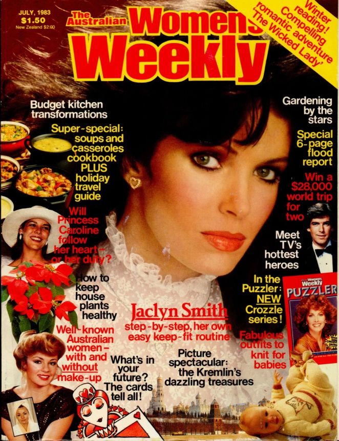 AUSTRALIAN WOMENS WEEKLY magazine side cover  July 1983