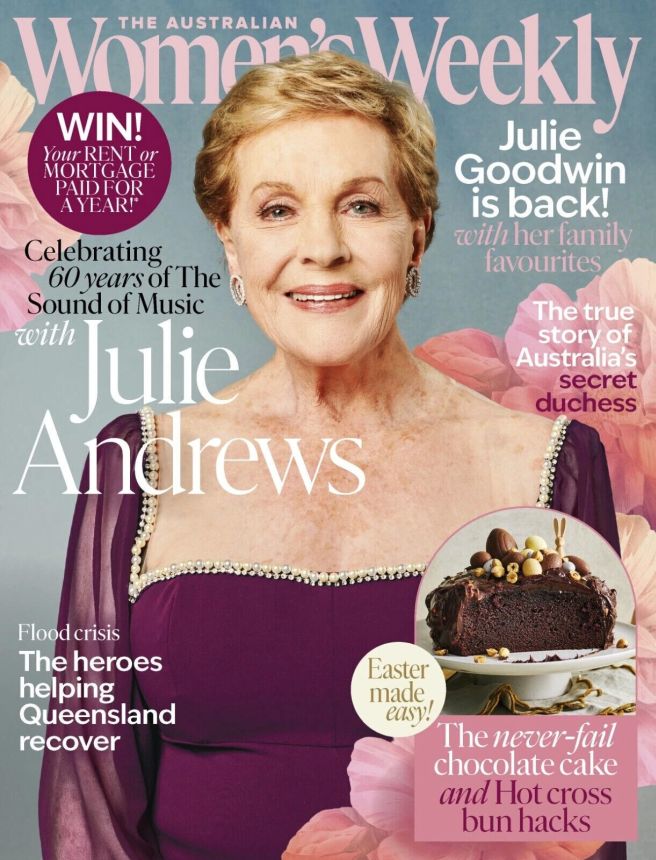 AUSTRALIAN WOMENS WEEKLY magazine side cover Issue 29  April 2025