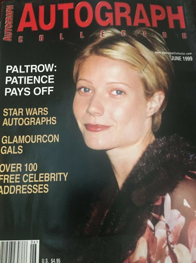 AUTOGRAPH COLLECTOR magazine side cover  Vol 5 No 6  June 1999