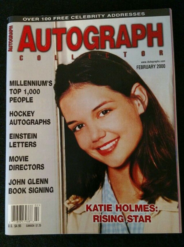 AUTOGRAPH COLLECTOR magazine side cover  February 2000