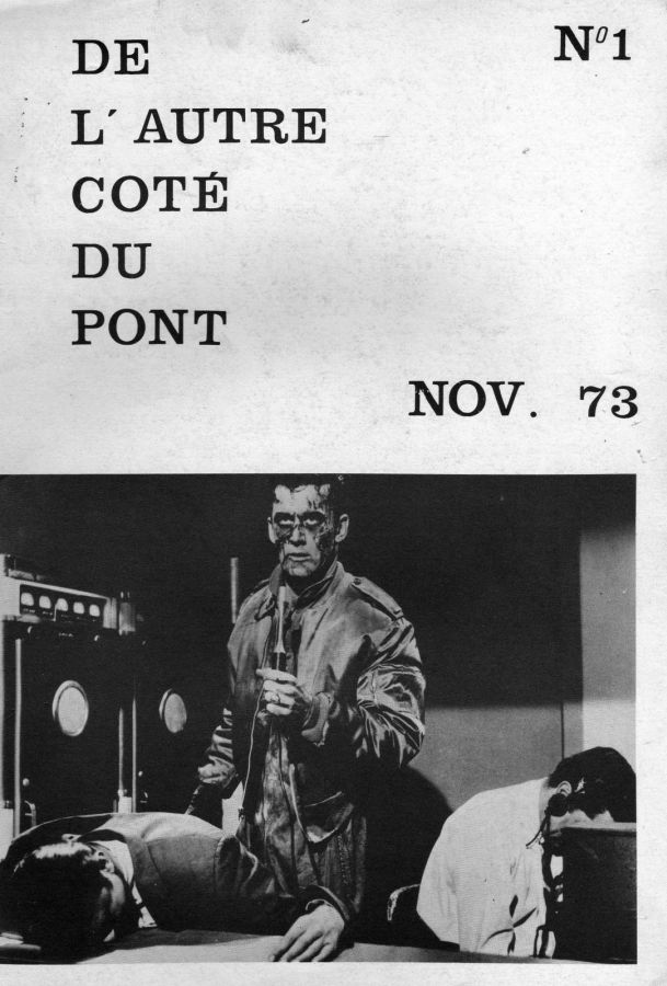 DE L AUTRE COTE DU PONT magazine side cover Issue 1  November 1973