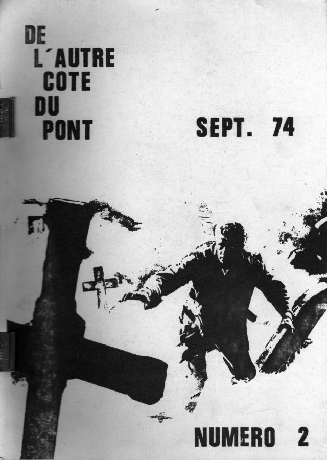 DE L AUTRE COTE DU PONT magazine side cover Issue 2  September 1974