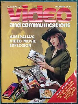 AUSTRALIAN VIDEO AND COMMUNICATIONS magazine side cover Issue 2  December 1981