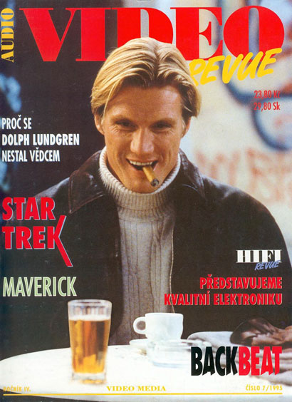 AUDIO VIDEO REVUE magazine side cover July 1995
