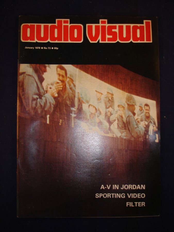 AUDIO VISUAL AV magazine side cover Issue 73  January 1978