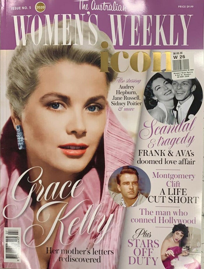 AUSTRALIAN WOMENS WEEKLY ICONS magazine side cover Issue 5   2020