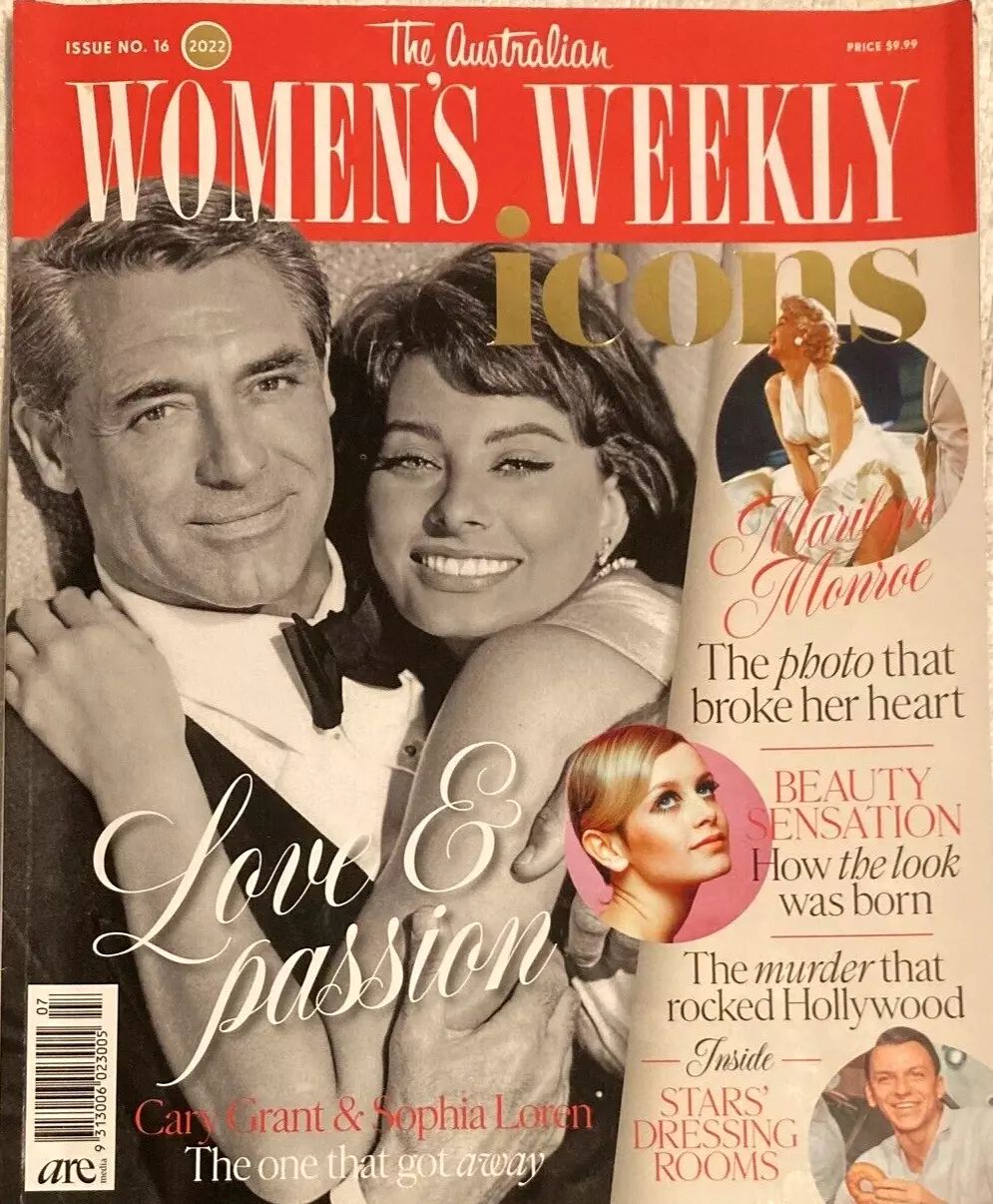 AUSTRALIAN WOMENS WEEKLY ICONS magazine side cover Issue 16   2022