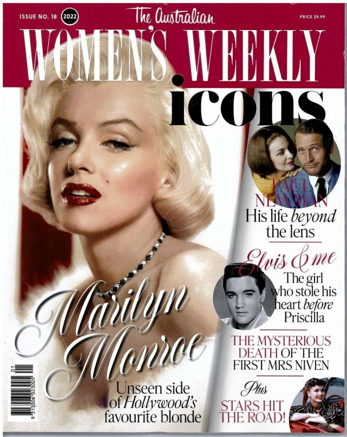 AUSTRALIAN WOMENS WEEKLY ICONS magazine side cover Issue 18   2022