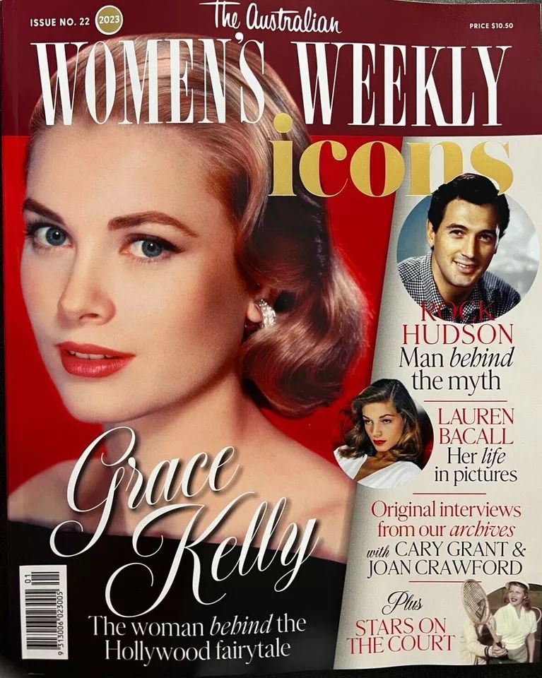 AUSTRALIAN WOMENS WEEKLY ICONS magazine side cover Issue 22   2023