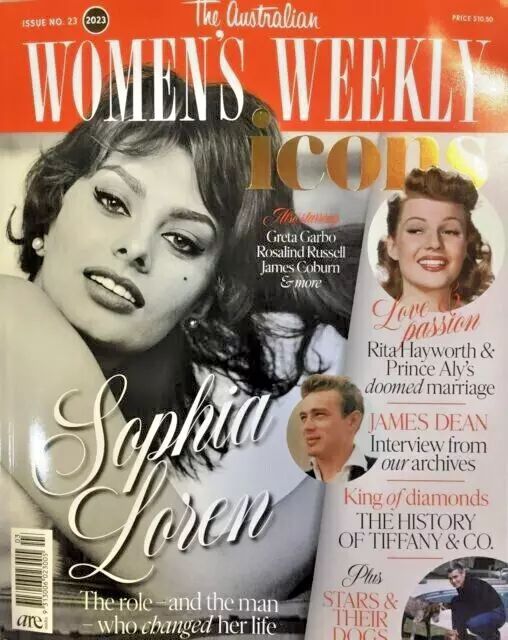 AUSTRALIAN WOMENS WEEKLY ICONS magazine side cover Issue 23   2023