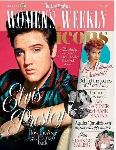 AUSTRALIAN WOMENS WEEKLY ICONS magazine side cover Issue 24   2024