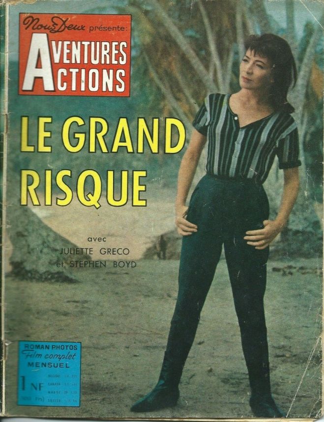 AVENTURES ACTIONS magazine side cover Issue 20   1963