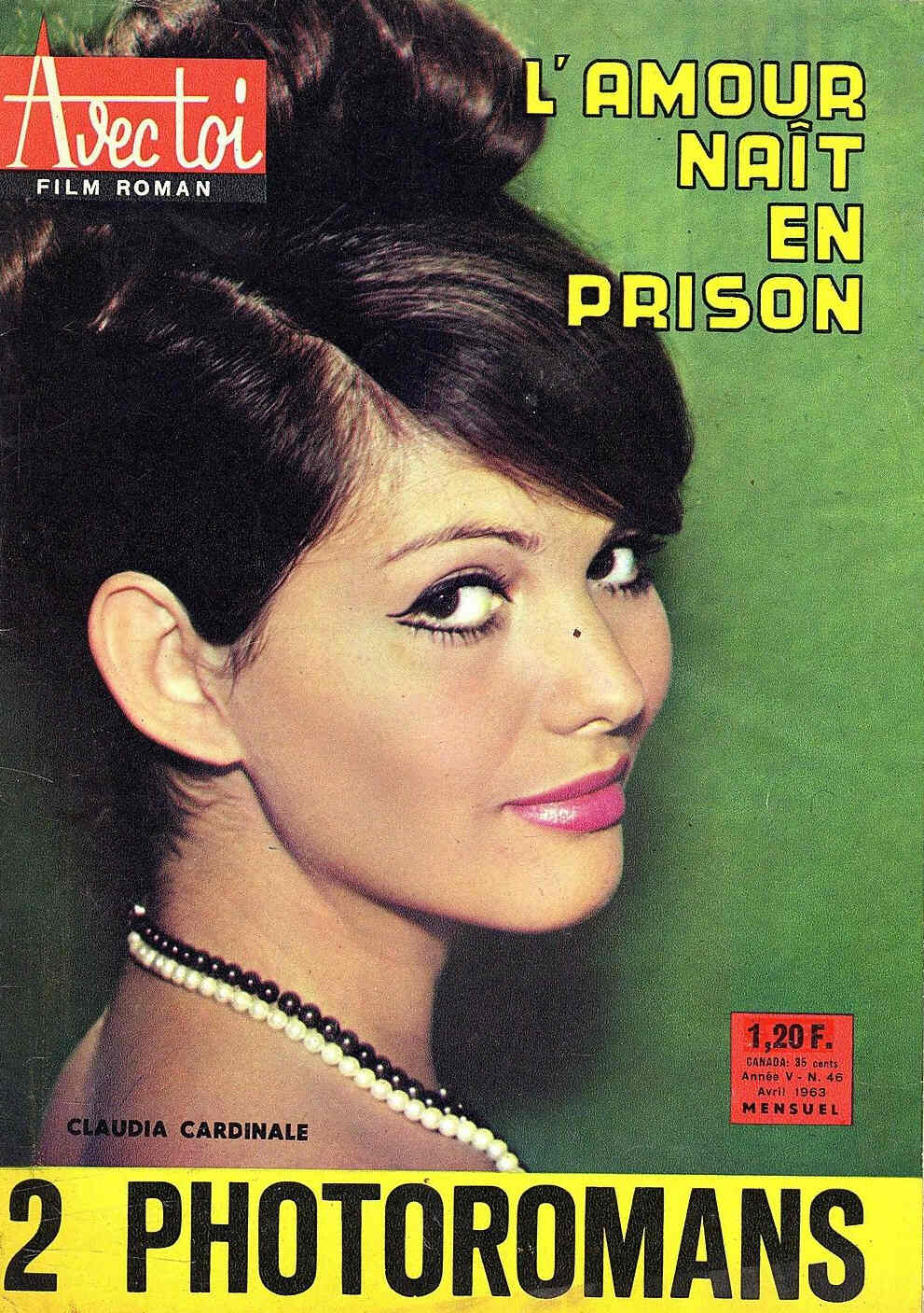 AVEC TOI magazine side cover Issue 46 April 1963