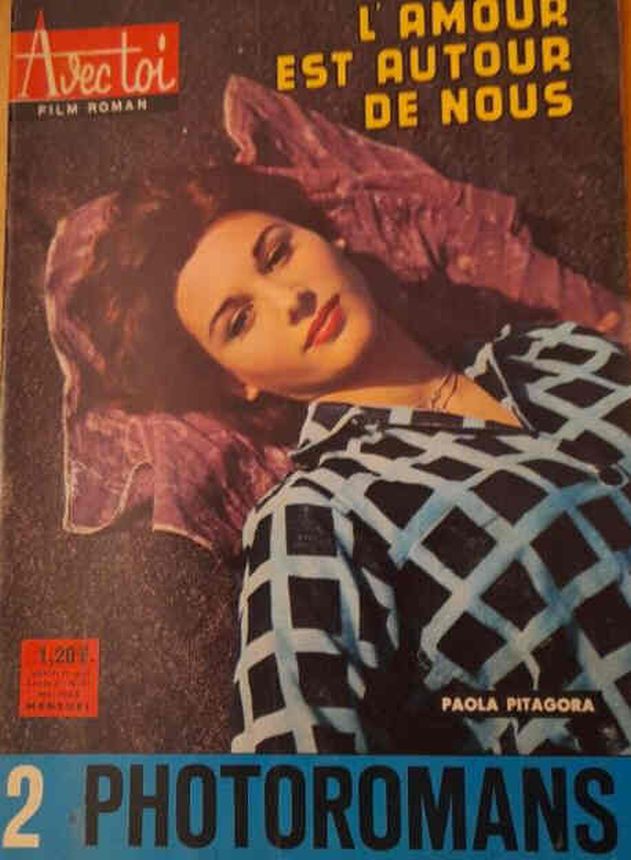 AVEC TOI magazine side cover Issue 47  May 1963