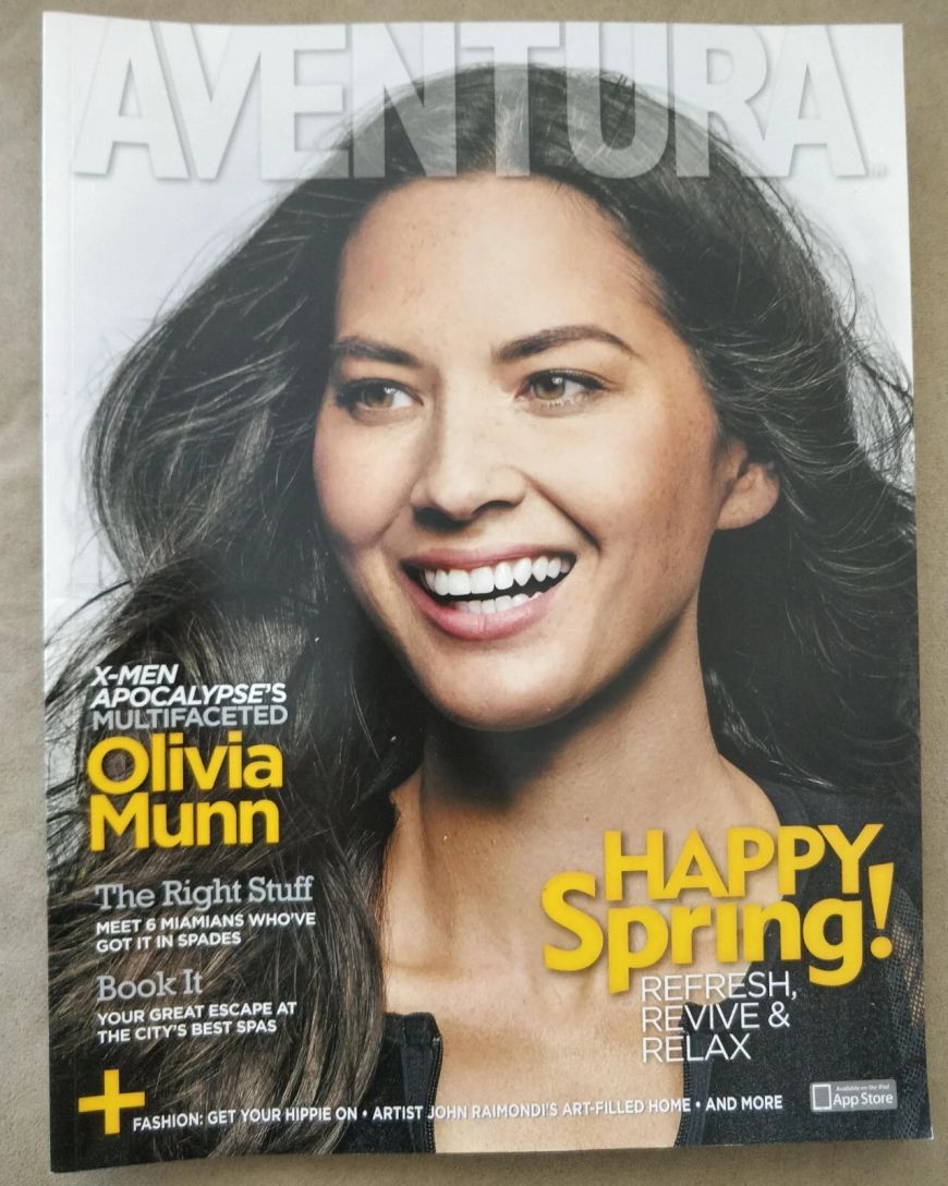 AVENTURA magazine cover  April 2016