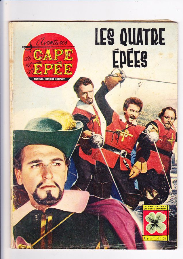 AVENTURES DE CAPE ET DEPEE magazine side cover Issue 5   1961