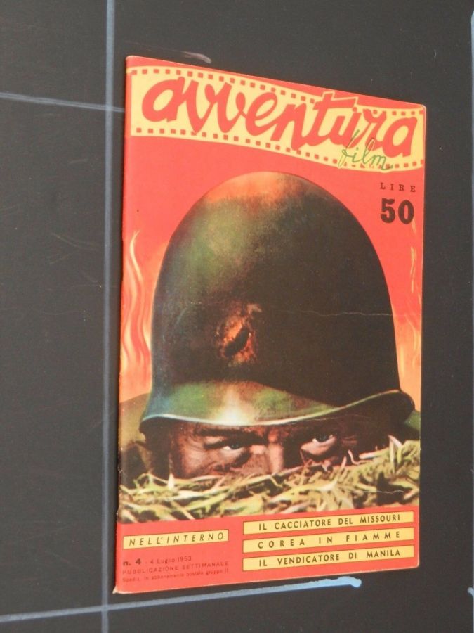 AVVENTURA FILM magazine side cover Issue 4 4 July 1953