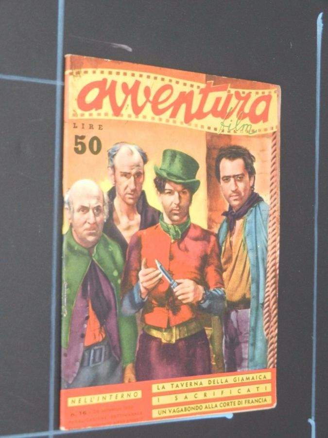 AVVENTURA FILM magazine side cover Issue 16 26 September 1953