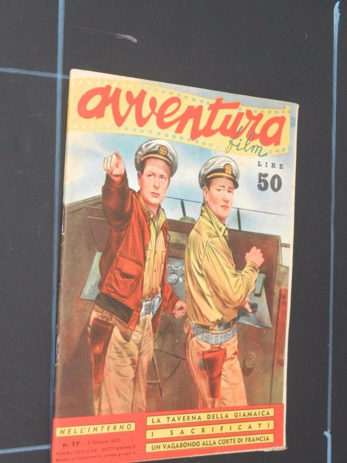 AVVENTURA FILM magazine side cover Issue 17 3 October 1953