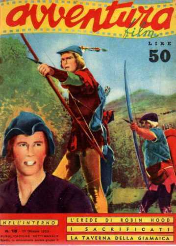 AVVENTURA FILM magazine side cover Issue 18 10 October 1953