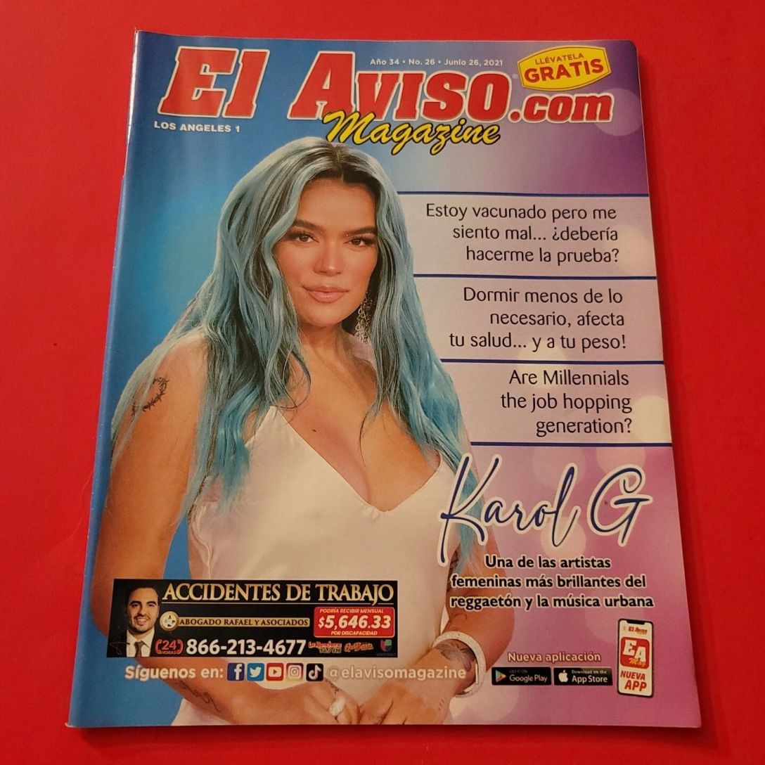 EL AVISO magazine side cover Issue 26 26 June 2021