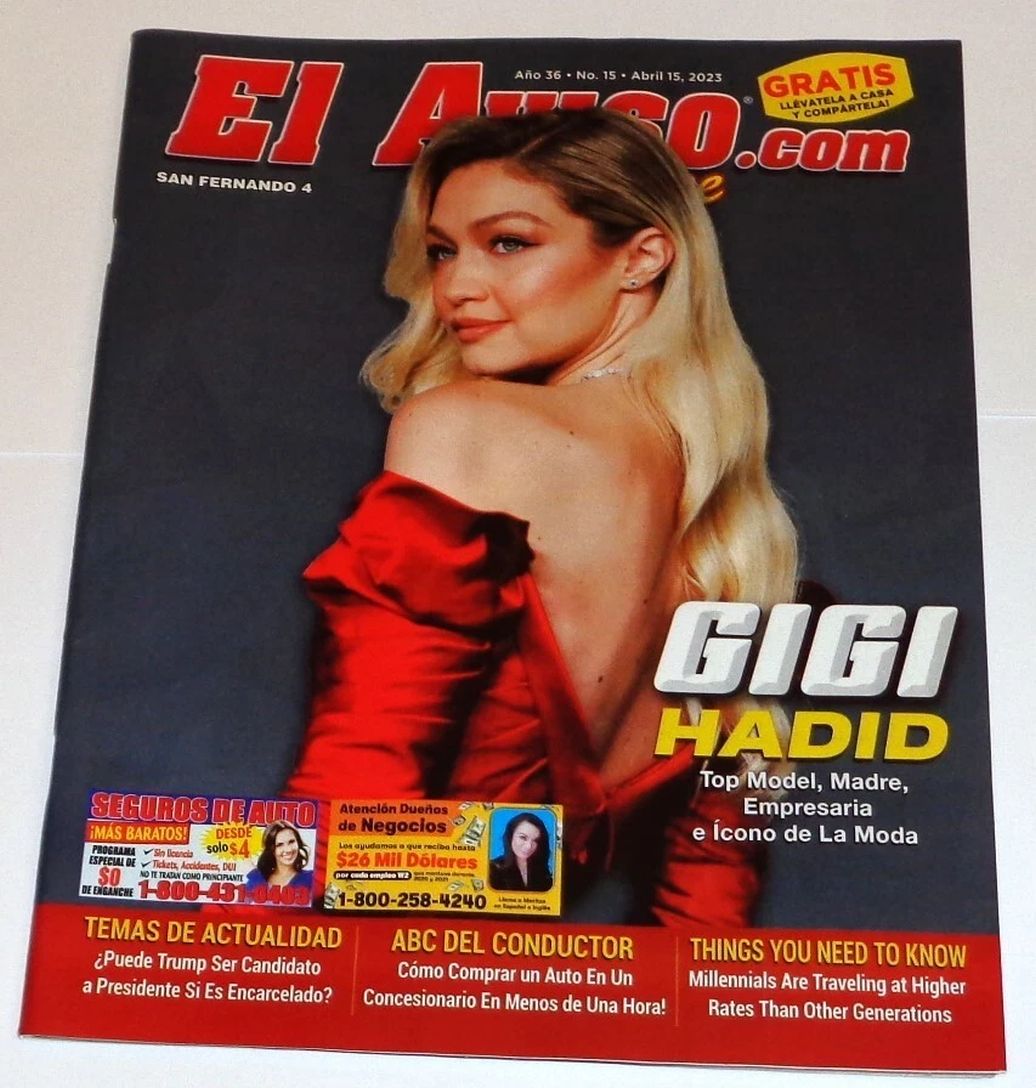 EL AVISO magazine side cover Issue 15 15 April 2023