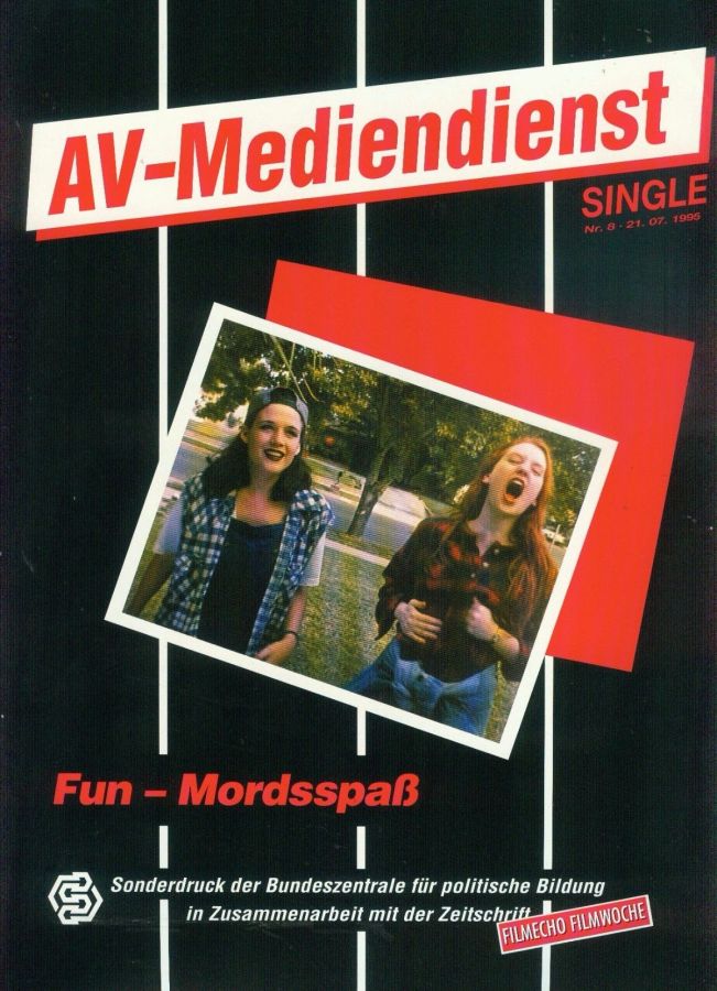 AV-MEDIENDIENST magazine side cover Issue 8 21 July 1995