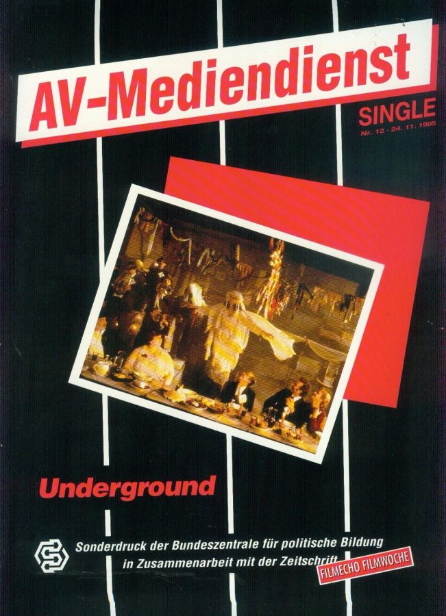 AV-MEDIENDIENST magazine side cover Issue 12 24 November 1995
