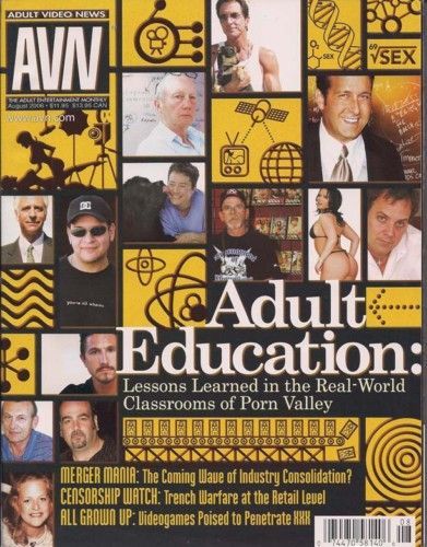 AVN magazine side cover August 2006