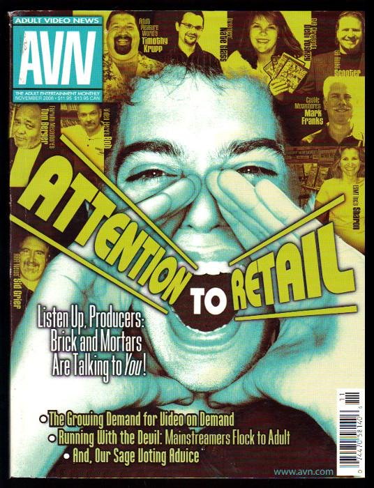 AVN magazine side cover November 2006