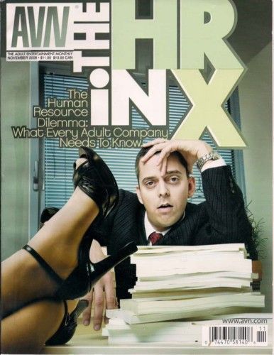 AVN magazine side cover November 2008