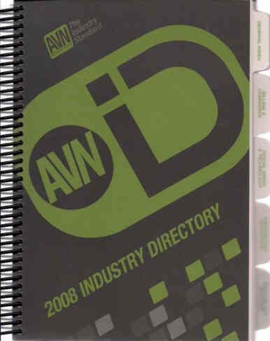 AVN magazine side cover  Annual  2008