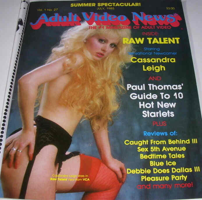 AVN magazine side cover Issue 27  Vol 1 No 27 July 1985
