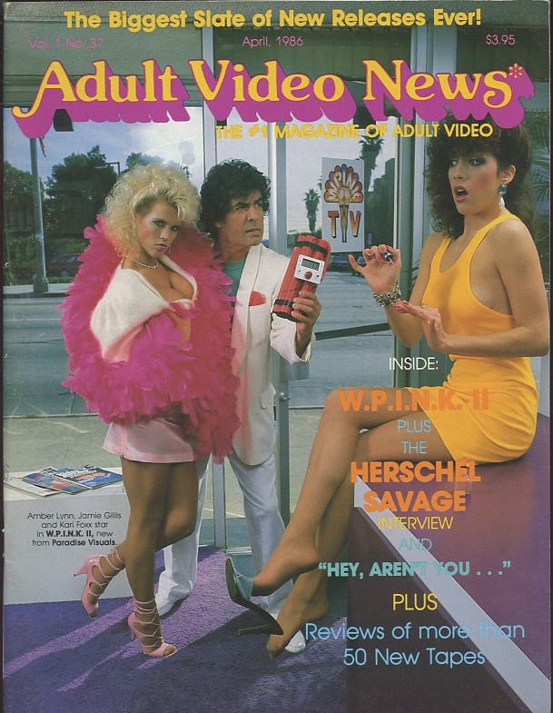 AVN magazine side cover  Vol 1 # 37 April 1986